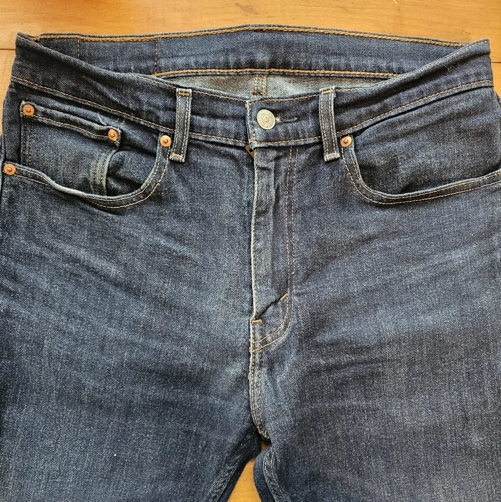 Levi's 505 Regular Fit  Blue Denim Men's Size 32 X 32